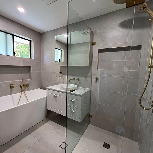 RJG bathroom renovation in Kareela